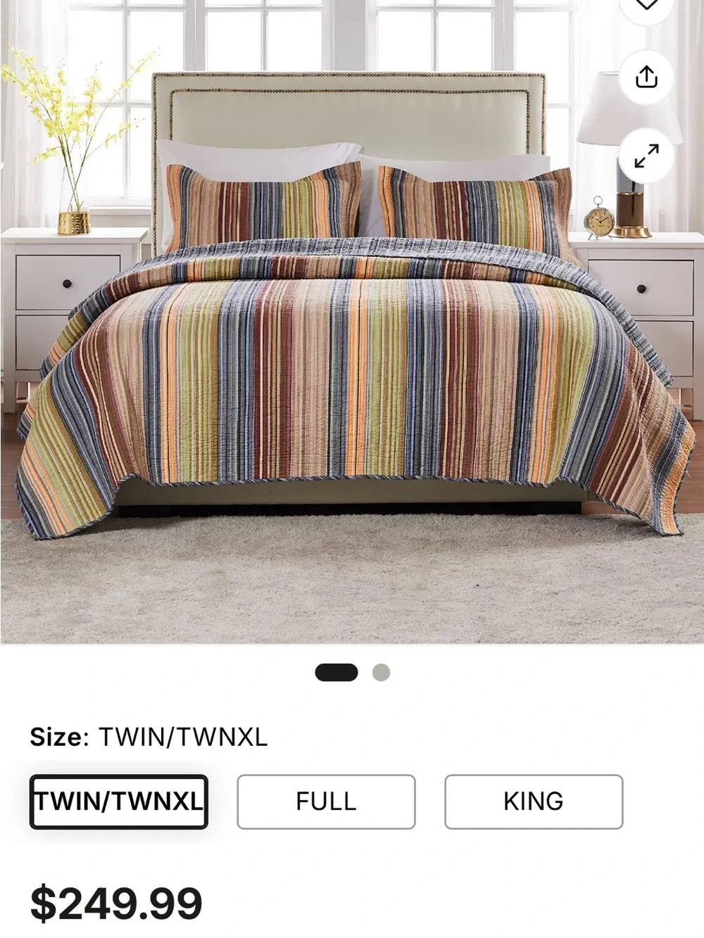 Greenland Home Fashions Greenland Home Katy Quilt Set (1) FULL (2) TWIN /TWIN XL